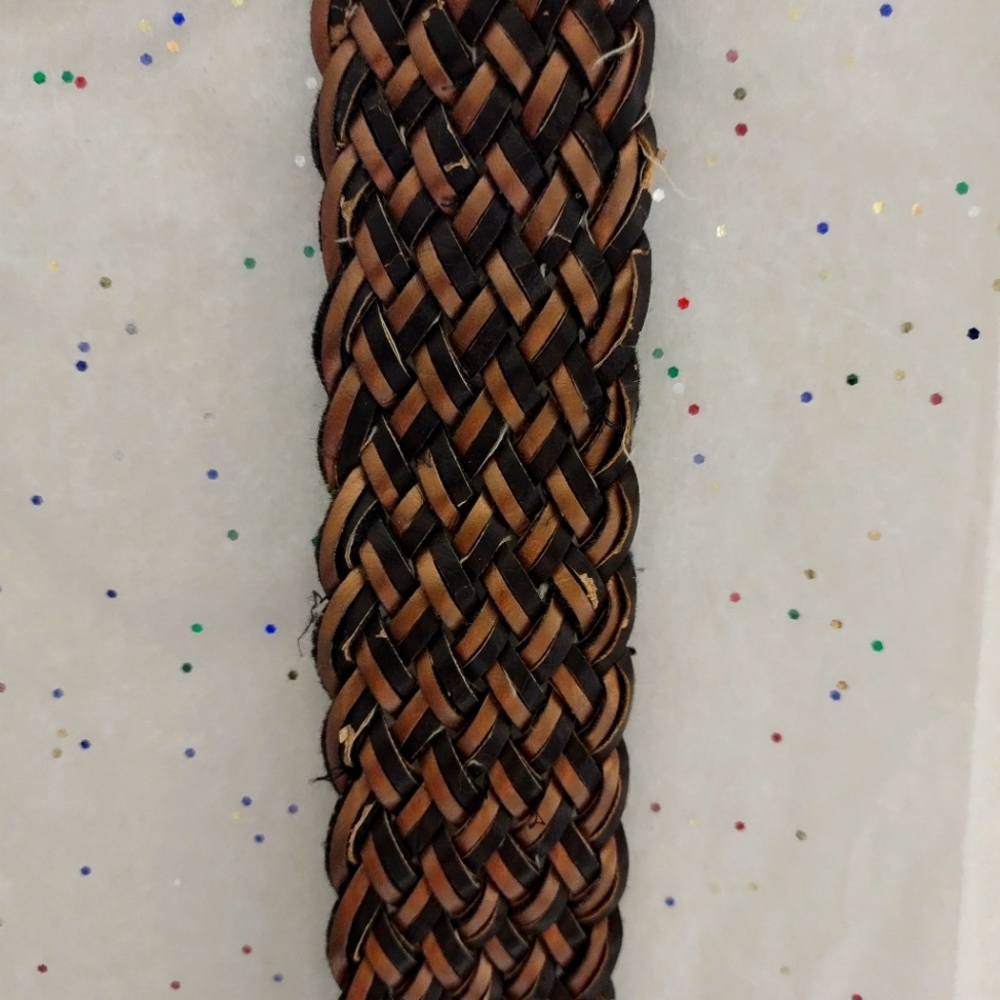 Brown and black ladies belt's,